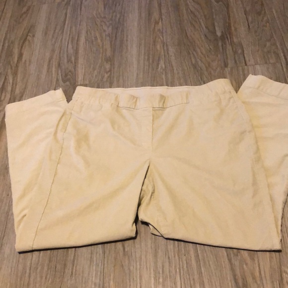 J. Jill Cream Pants - Size 12P - Picture 1 of 5